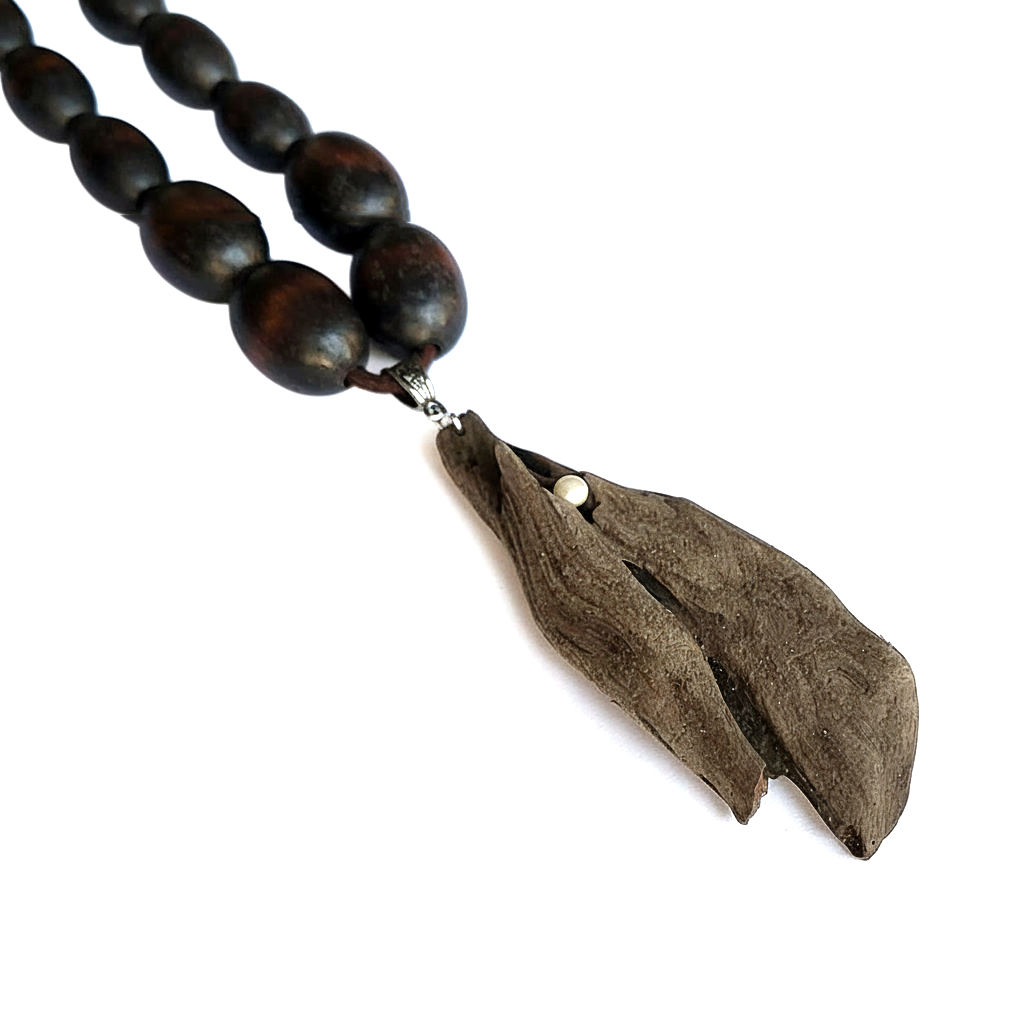 Kaelaehe. Sari CARINA – ajupuit, magevee pärl - Image 3