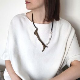 Kaelaehe AQUALYRA – ajupuit, roosa kvarts